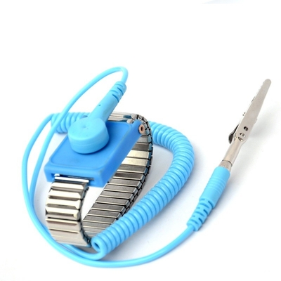1.8m Anti Static ESD Wrist Strap Magic Tape PU PVC Untuk Debit Statis