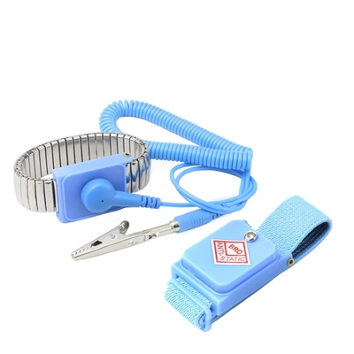 ESD Anti Statis Tali Pergelangan Tangan Band Pergelangan Tangan Guard 10mm Snap PU 2.5mm PU Cord