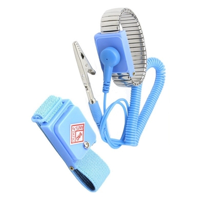 ESD Anti Statis Tali Pergelangan Tangan Band Pergelangan Tangan Guard 10mm Snap PU 2.5mm PU Cord