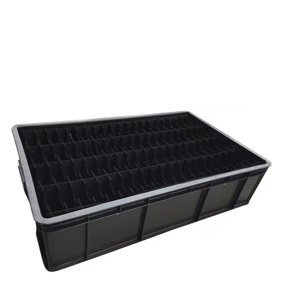 ESD OEM Anti Static Container Plastic Custom Pallet Circulation Black