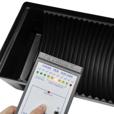 Tembus Ramah Lingkungan ESD Safe Bins Lembar Anti Statis Dengan Tutup