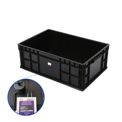 Cleanroom ESD Safe Plastic Boxes Perlindungan Anti Statis yang Dapat Didaur Ulang