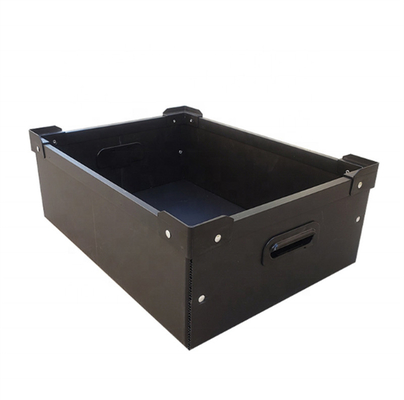 Cleanroom ESD Safe Plastic Boxes Perlindungan Anti Statis yang Dapat Didaur Ulang