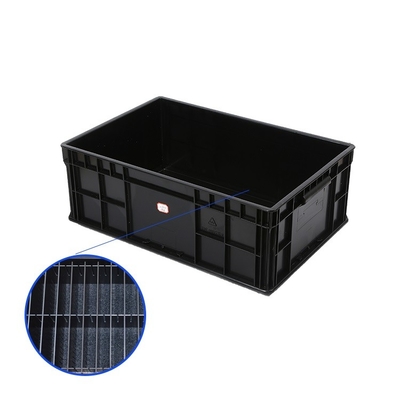 Cleanroom Durable ESD Kotak Penyimpanan Antistatik Ukuran Stackable 200 * 130 * 90mm
