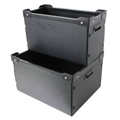 Kotak Wadah Plastik ESD Tahan Air Hitam SMD Reel Storage Tape Holder