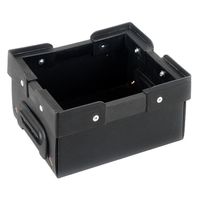 Kotak Wadah Plastik ESD Tahan Air Hitam SMD Reel Storage Tape Holder