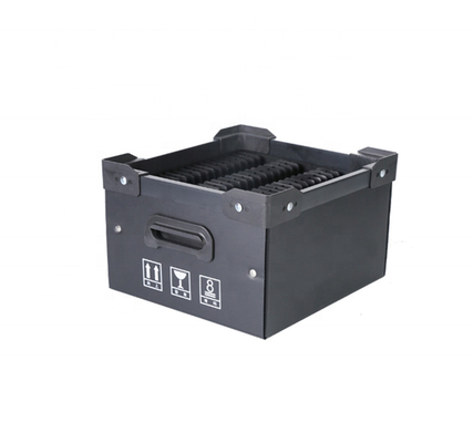 Kotak Wadah Plastik ESD Tahan Air Hitam SMD Reel Storage Tape Holder