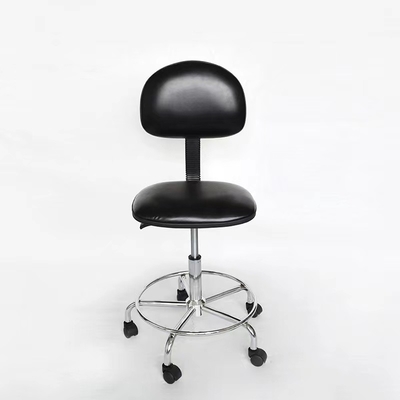 Ergonomis PU Safe ESD Lab Chair Tinggi Disesuaikan Untuk Cleanroom