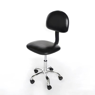 Ergonomis PU Safe ESD Lab Chair Tinggi Disesuaikan Untuk Cleanroom
