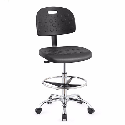 Soft OEM ESD Office Chair Lab Kerja Industri Busa PU Antistatik