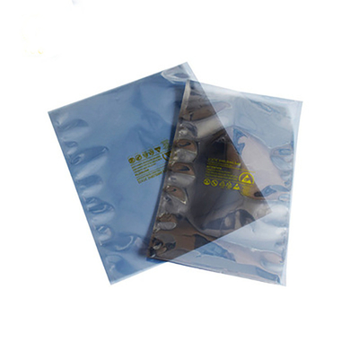 Dicetak Tas ESD Anti Statis LDPE Foil Plastic Zip Lock Packaging Bag