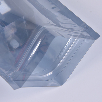 Dicetak Tas ESD Anti Statis LDPE Foil Plastic Zip Lock Packaging Bag