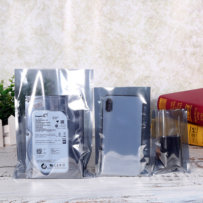 Tas Statis ESD Gusset Elektronik Aluminium Foil ESD Plastic Bag