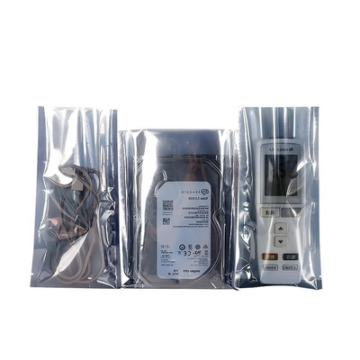 Kemasan Komponen Abu-abu OEM Anti Static ESD Shielding Bags Logo Dicetak
