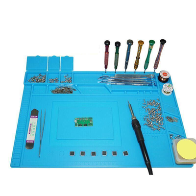 Silicone Anti Static Repair Mat Soldering Isolasi Work Station Kit