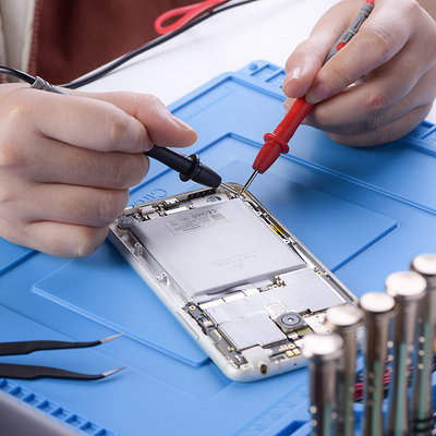 Disesuaikan Tikar Solder ESD Tahan Panas Perbaikan Insulator Tikar Komputer Anti Statis