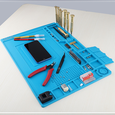 Magnetic Anti Static Repair Mat Isolasi Komputer Solder Ulang ESD