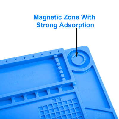 Magnetic Anti Static Repair Mat Isolasi Komputer Solder Ulang ESD