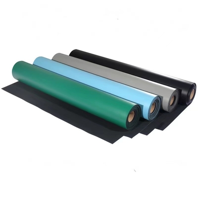 Rubber Bench ESD Table Mat Floor Mat Roll Untuk Ruang Bersih Industri