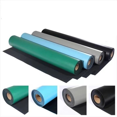 Rubber Bench ESD Table Mat Floor Mat Roll Untuk Ruang Bersih Industri