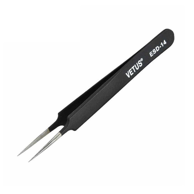 Pinset Alis Mata Vetus ESD Antistatik Pinset Bulu Mata Konduktif