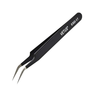 Pinset Alis Mata Vetus ESD Antistatik Pinset Bulu Mata Konduktif