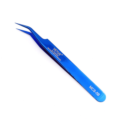 Penghapusan Komedo Ekstensi Bulu Mata Vetus Lash Pinset Stainless Steel