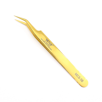 Penghapusan Komedo Ekstensi Bulu Mata Vetus Lash Pinset Stainless Steel