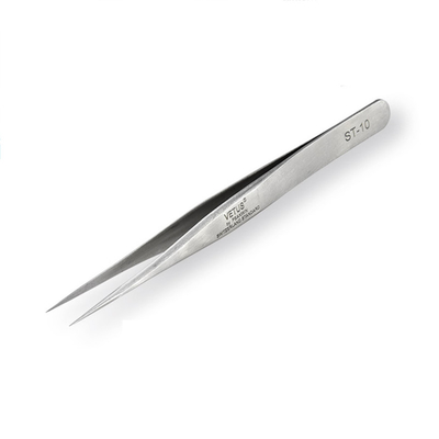 1SA Vetus Lash Pinset Pinset Titik Halus Lurus Stainless Steel