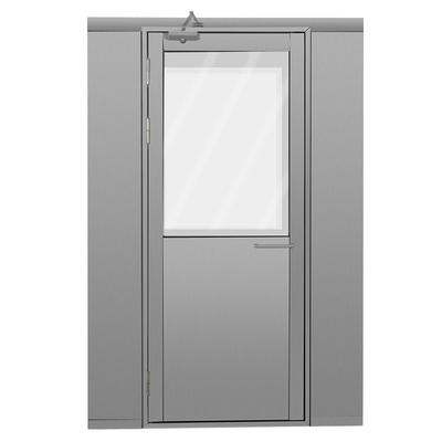 750w Modular Personal Air Shower Unit Pintu Ganda Interlock Air Shower