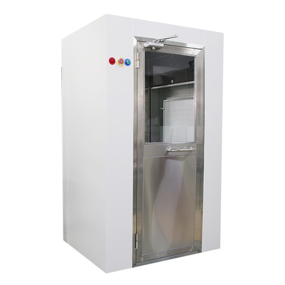 750w Modular Personal Air Shower Unit Pintu Ganda Interlock Air Shower
