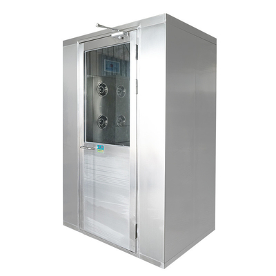 750w Modular Personal Air Shower Unit Pintu Ganda Interlock Air Shower
