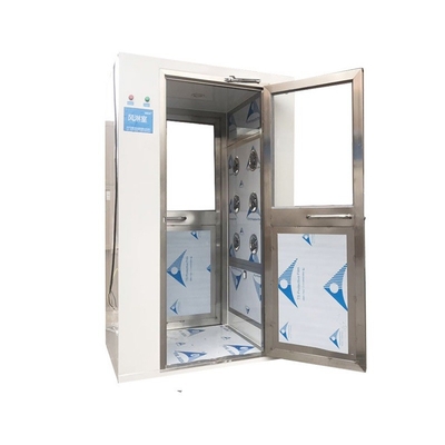 1100W Debu Hapus Cleanroom Air Shower Unit Rolling Door Cargo