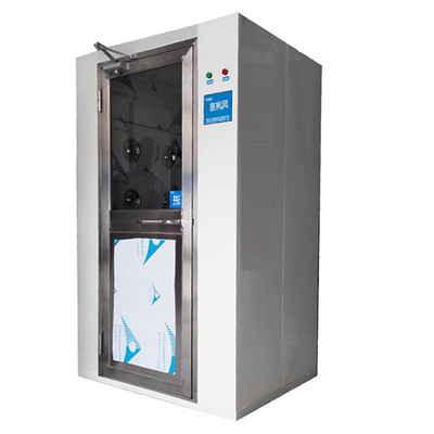 1100W Debu Hapus Cleanroom Air Shower Unit Rolling Door Cargo
