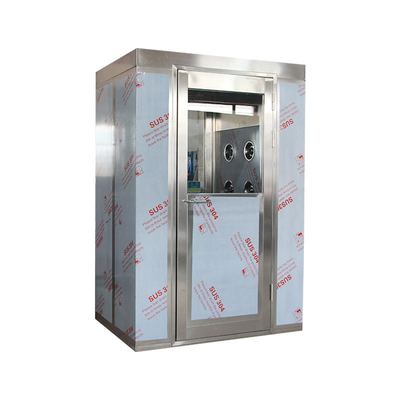1100W Debu Hapus Cleanroom Air Shower Unit Rolling Door Cargo