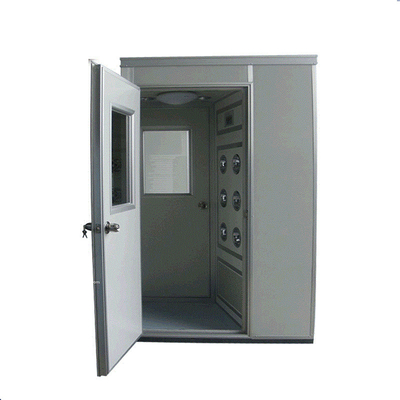 GMP Cleanroom Air Shower SUS201 SUS304 Dengan Sistem Air Interlocked