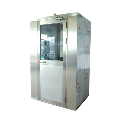 220V 50HZ Power 0.75kw Cerdas Stainless Steel Air Shower untuk Cleanroom
