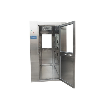 30mm Portabel Cleanroom Air Shower Satu Orang Bertiup Sisi Ganda