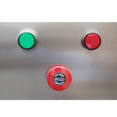 30mm Portabel Cleanroom Air Shower Satu Orang Bertiup Sisi Ganda