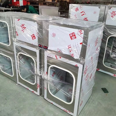 220V 50Hz 60Hz Cleanroom Pass Box GMP Pass Through Box Laminar Flow Dinamis