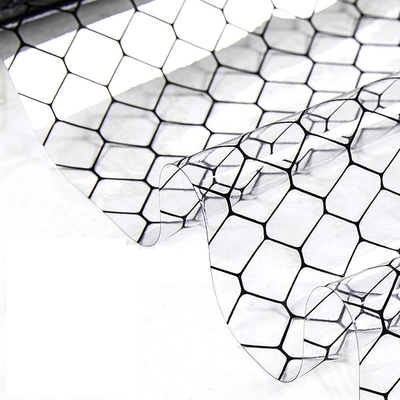 Kepraktisan Kuat ESD Grid Curtain Sifat Permanen PVC Antistatik