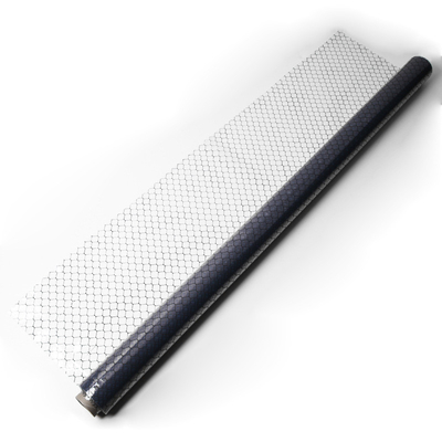 Black ESD Grid Curtain Vinyl Honeycomb Mesh Transparan Cleanroom Sheet Film