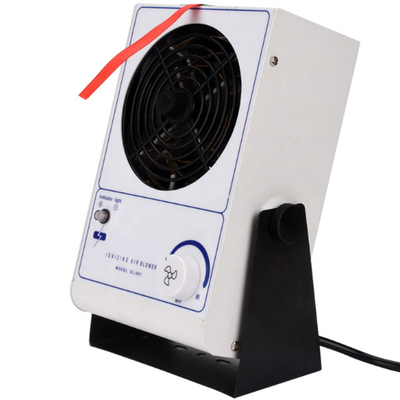 220V 50Hz Horizontal Quickly Bench Top ESD Ionizer Fan Shock Protection