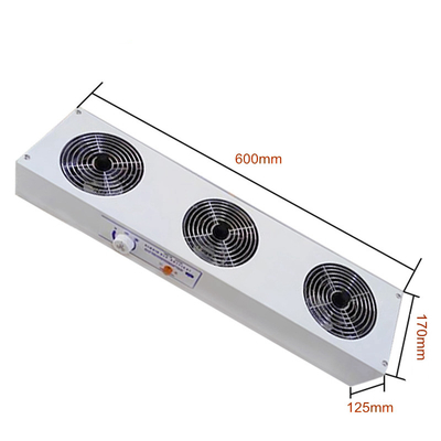 Ion Ionizer Air Blower Pengerjaan Halus Penghapusan Listrik Statis Putih