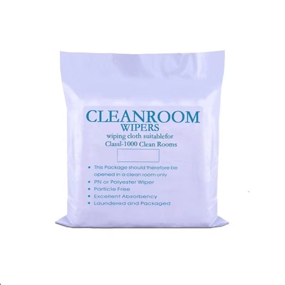 Electronic Cleanroom Wiper 9x9 100 Lint Free Laser Sealed 100% Polyester