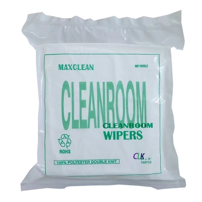 Electronic Cleanroom Wiper 9x9 100 Lint Free Laser Sealed 100% Polyester