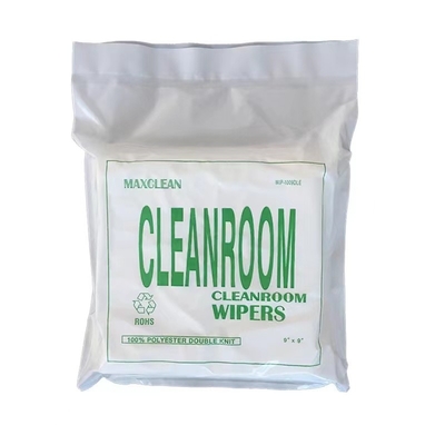 Pembersih Poliester Cleanroom Sekali Pakai 45% Poliester 55% Pulp Kayu