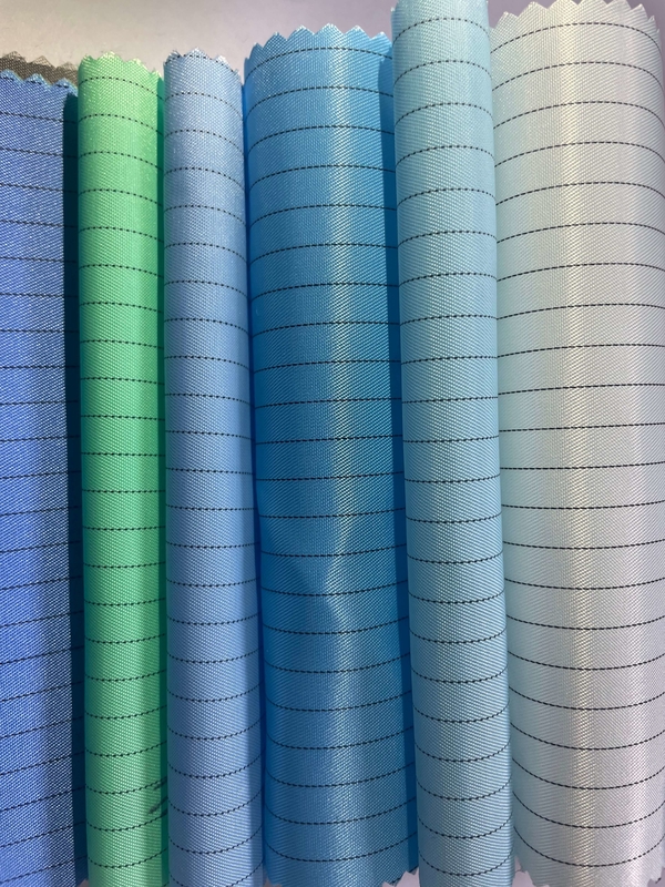 Polyester Mesh Strip Grid Carbon Cloth Anti Static Conductive Cleanroom Tekstil Clean Room Cloth Antistatic ESD Fabric