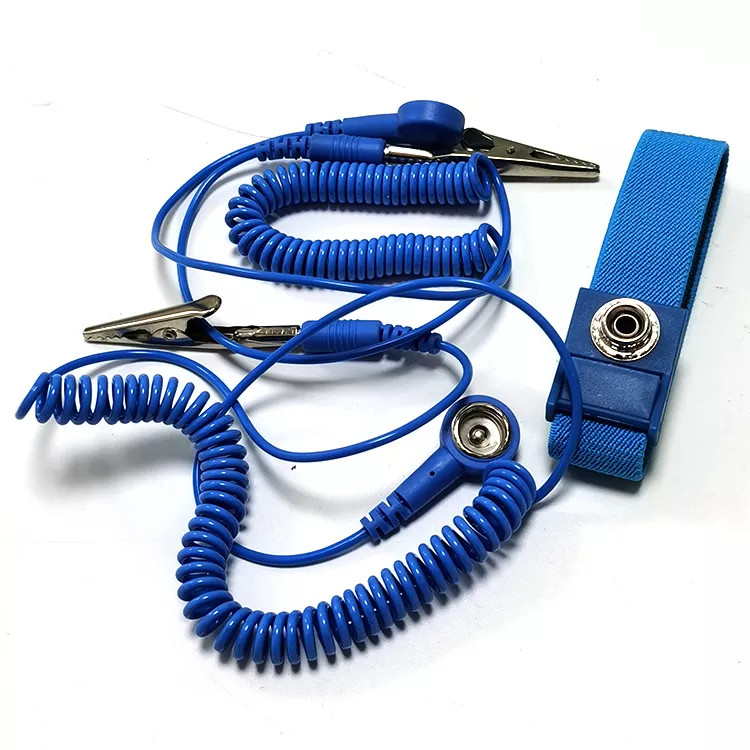 6FT Anti Static ESD Wrist Strap Band Cordless Discharge Pekerjaan Elektronik
