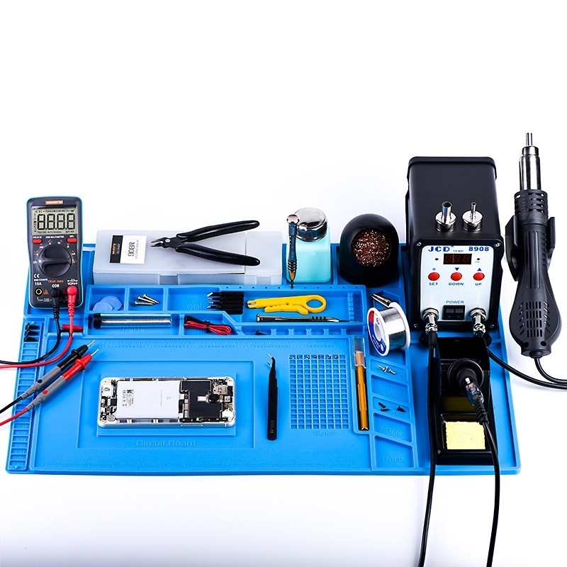 ESD 5mm Tahan Panas Work Mat Pemeliharaan Platform Anti Static Pad Untuk Perbaikan Seluler